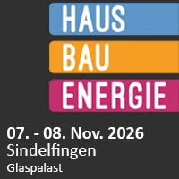 Haus Bau Energie 07. - 08. November 2026 Glaspalast